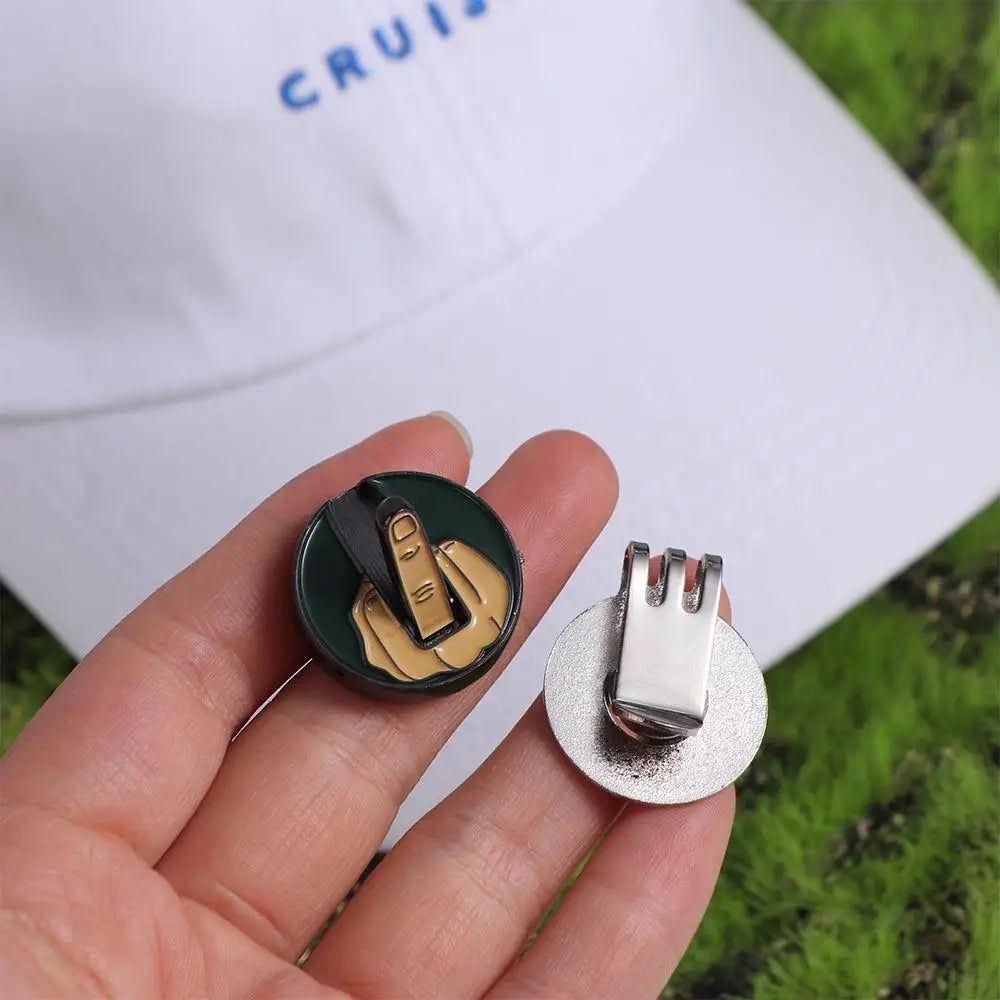 Funny Golf Balls Middle Finger Golf Ball Marker Ball Marker Middle Finger Funny Golf Ball Markers Funny Metal Golf Cap